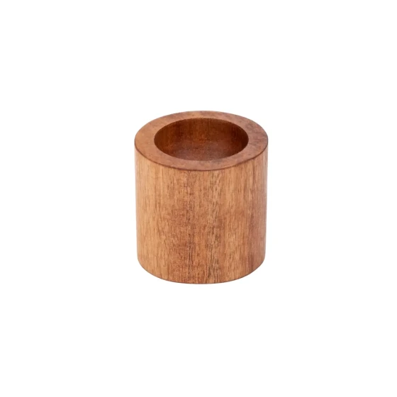 Vague Mini Acacia Wooden Bowl 6 x 6 cm