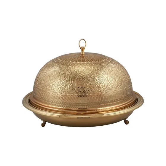 Vague Handcrafted VIP Round Ouzi & Halwa Platter Medium