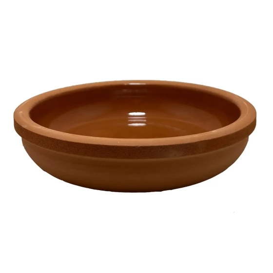 Che Brucia Clay Round Oven Bowl Inner Glazed