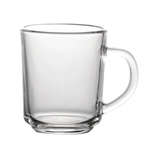 LX Glass Tea Cup with Handle 240 ml