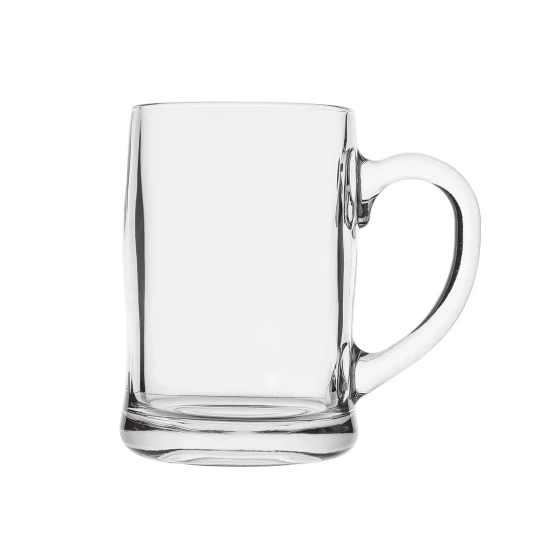 Deli Glass Beer Mug 380 ml 6 Pieces Set - H11.85 cm