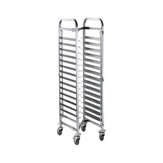 Jiwins Stainless Steel 15 Tiers 2/1 GN Pan Nesting Trolley
