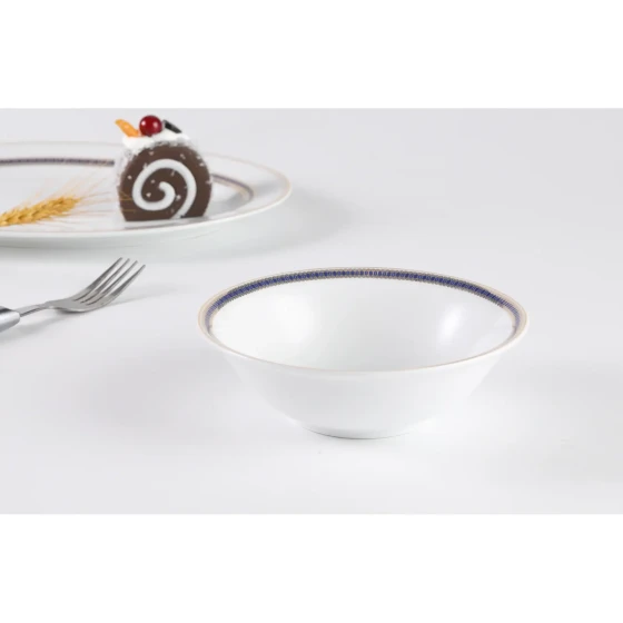 Decopor 6" Salad Bowl Midnight Gold Design