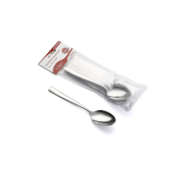 Vague Vero Stainless Steel Tea Spoon - 6 Pcs Set