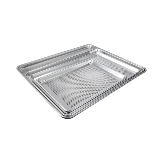 Vague Aluminium Perforated Alloy Baking Tray 1 mm Thick Plain Surface