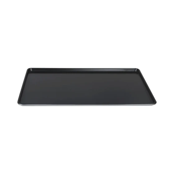 Vague Black Aluminium Plated Non Stick Baking Tray 0.6 mm Thichkness