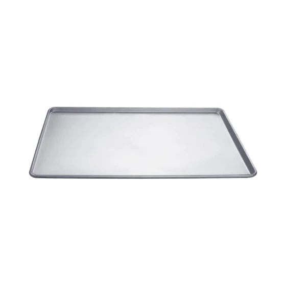 Vague Aluminium Plated Baking Tray 0.6 mm Thichkness Plain Surface