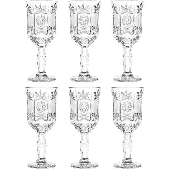 City Glass 6 Piece California Glass Stemware 140 ml Set