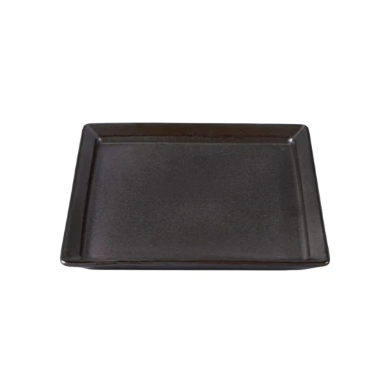 Porceletta Rustic Porcelain Reactive Glaze Square Plate