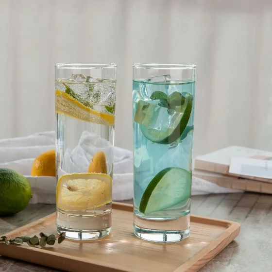 Deli Glass 6 Pieces Glass Highball Tumbler 310 ml Set
