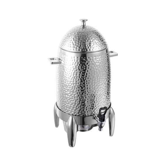 Vague Stainless Steel Silver Hammered 19 Liter Coffee Dispenser