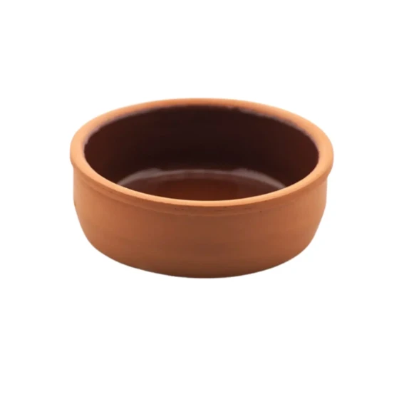 Che Brucia Inner Glazed Clay Round Oven Bowl 80 ml -Camlica