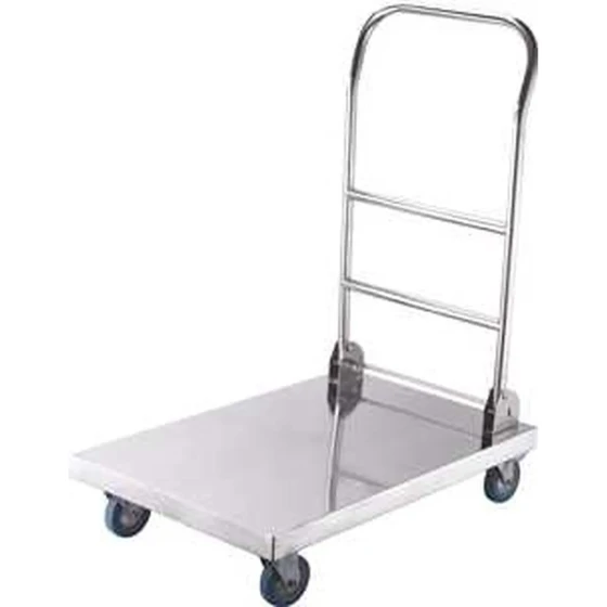 Vague Stainless Steel Foldable Flat Cart 82 cm