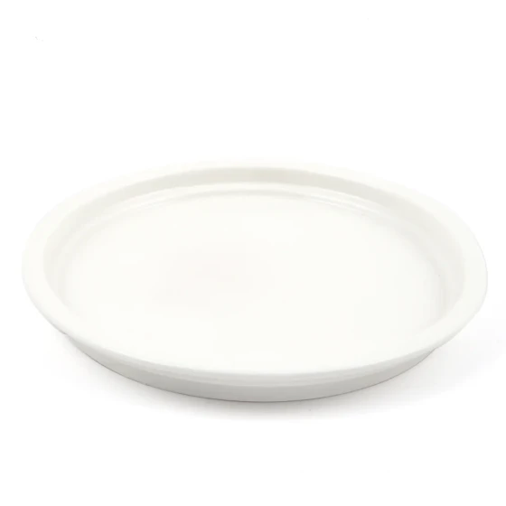 Porceletta Ivory Porcelain Rim Stackable Plate 23 cm