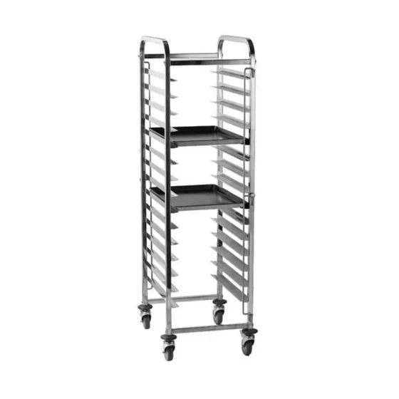 Jiwins Stainless Steel European Sheet Pan 16 Tier Trolley , 46.6 cm x 62 cm x170 cm