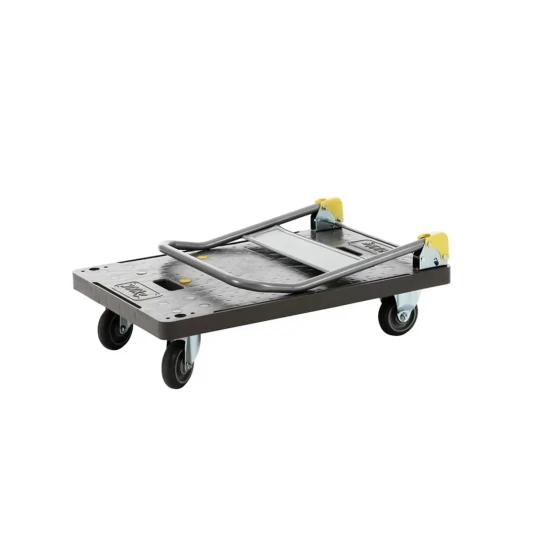 Jiwins Grey Stainless Steel Heavy-Duty Platform Trolley, 300 kg