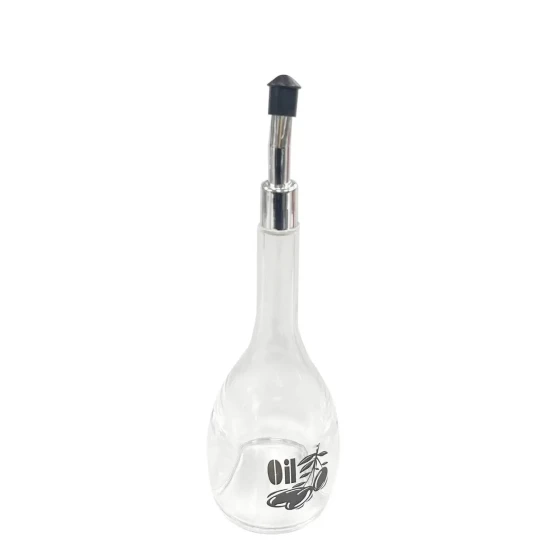 Transparent Glass Oil Bottle 200 ml