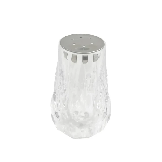 Transparent Acrylic Salt & Pepper Shaker 5 cm x 5 cm x 8.8 cm