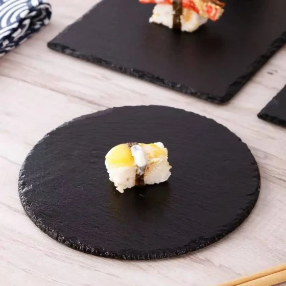 Vague Round Slate Board