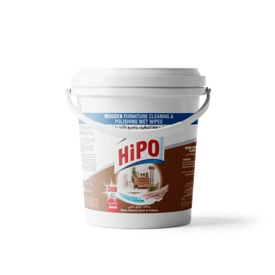 HiPO Wooden Furniture Cleaning & Polishing 300 Wet Wipes