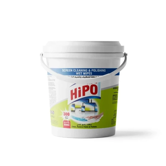 HiPO Electronic Screens Cleaning & Polishing 300 Wet Wipes