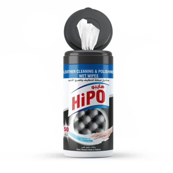 HiPO Leather Cleaning & Polishing 50 Wet Wipes
