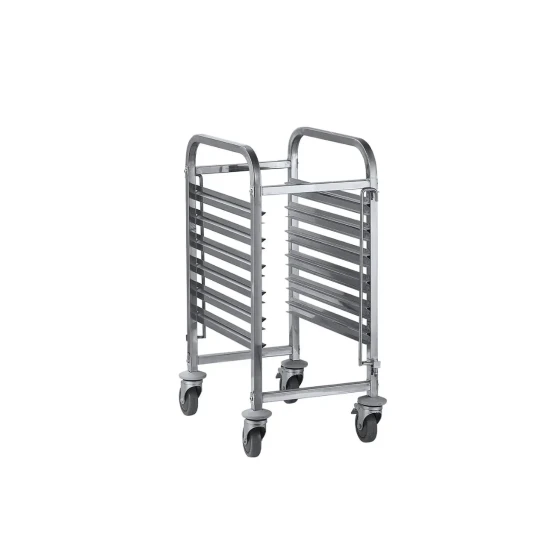 Jiwins 6 Piece 1/1 GN pans 6-Tier Rack trolley 38 x 55 x 95 cm