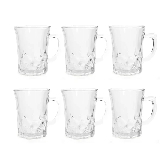 City Glass 6 Piece Costa Tea Mug 170 ml