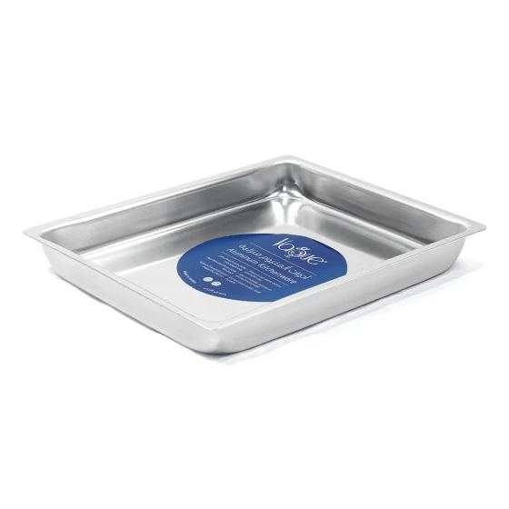 Vague Aluminum Rectangular Oven Tray with Straight Edge
