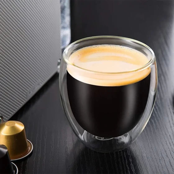 Blackstone Borosilicate Double Wall Glass Tumbler 100 ml 2 Piece Set