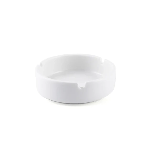 Porceletta Ivory Porcelain Round Ashtray