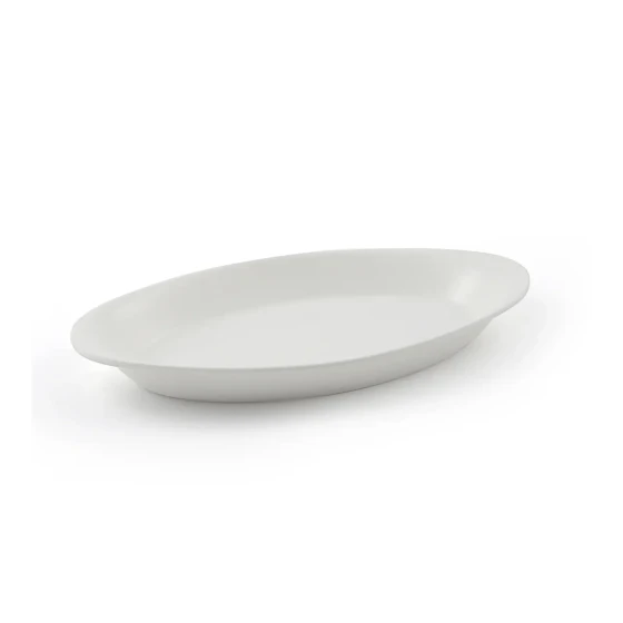 Porceletta Ivory Porcelain Rim Oval Platter