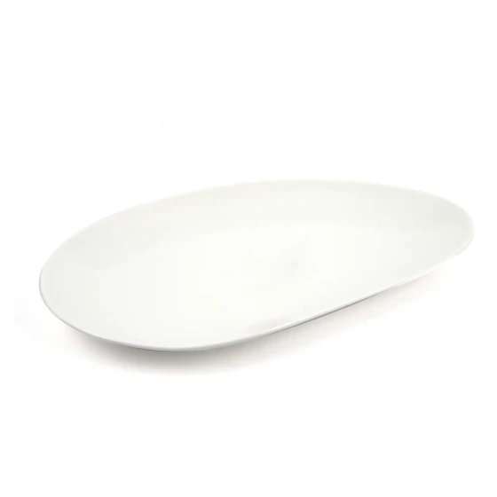 Porceletta Ivory Porcelain Medium Oval platter