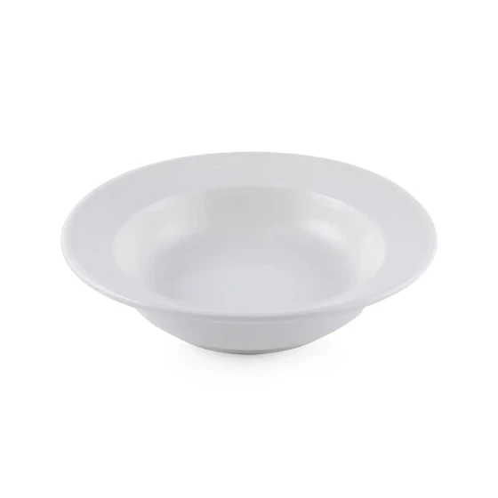 Porceletta Ivory Porcelain Rimmed Salad Bowl 5"
