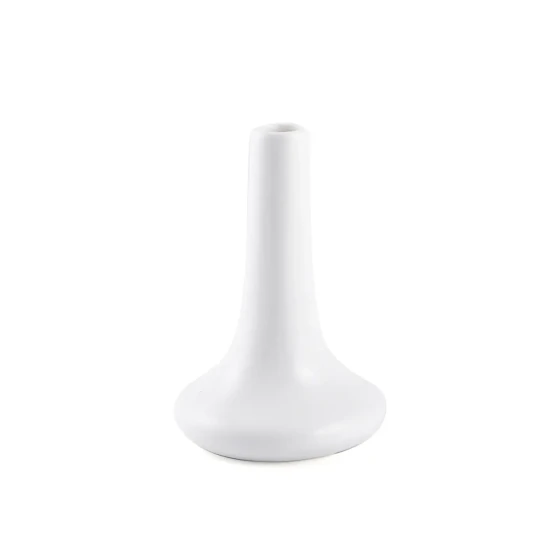 Porceletta Ivory Porcelain Persimmon Vase 14 cm