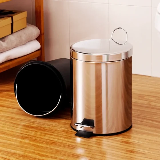 Vague Stainless Steel Pedal Bin 5 Liters