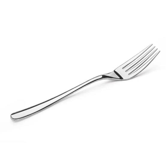 Vague Stylo Stainless Steel Dessert Fork 6 Piece Set