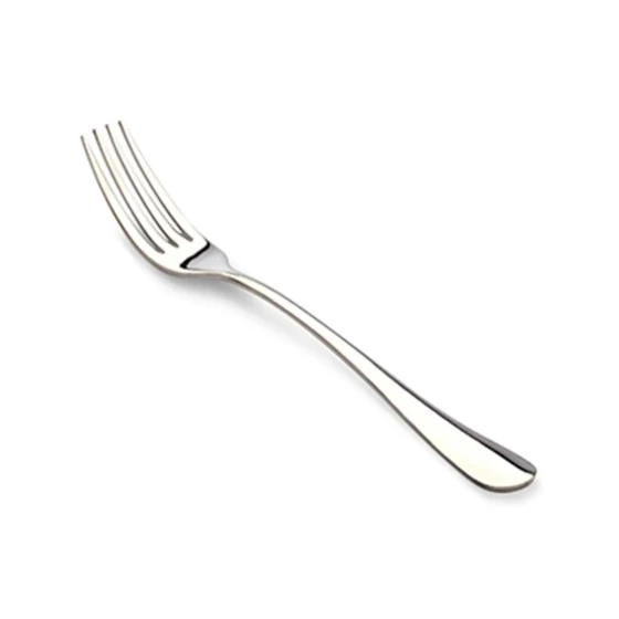 Vague Plano Stainless Steel Dessert Fork 6 Piece Set