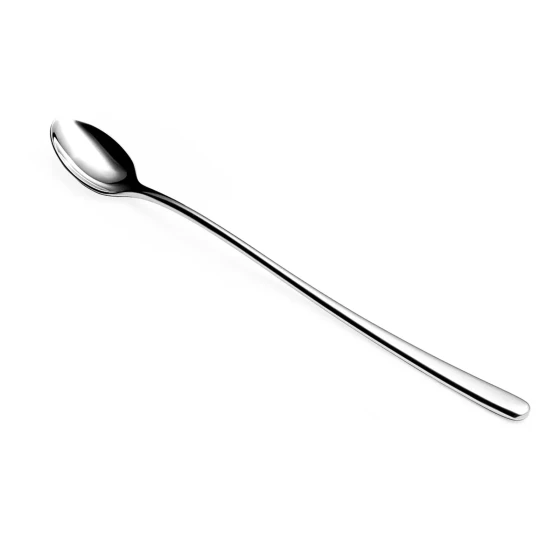 Vague Stylo Stainless Steel Ice Tea Spoon 6 Piece Set