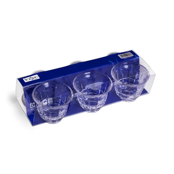 Vague 6 Piece Glass Cawa Cup Set 55 ml