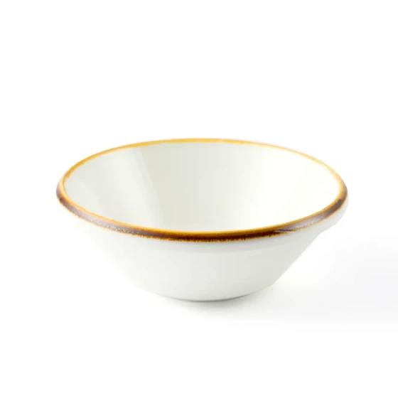 Porceletta Mocha Porcelain Mezza & Salad Bowl