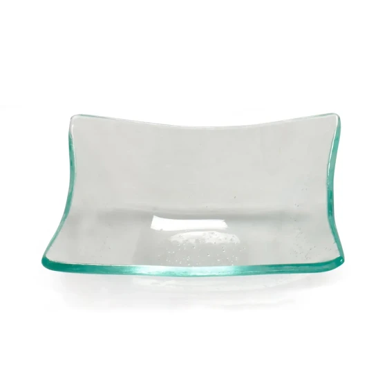Arte Regal Square Glass Snack Bowl 4 Pcs Set