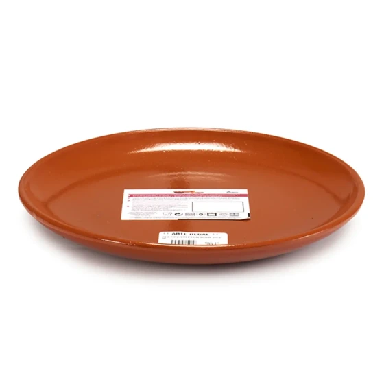 Arte Regal Brown Clay Large Steak Plate
