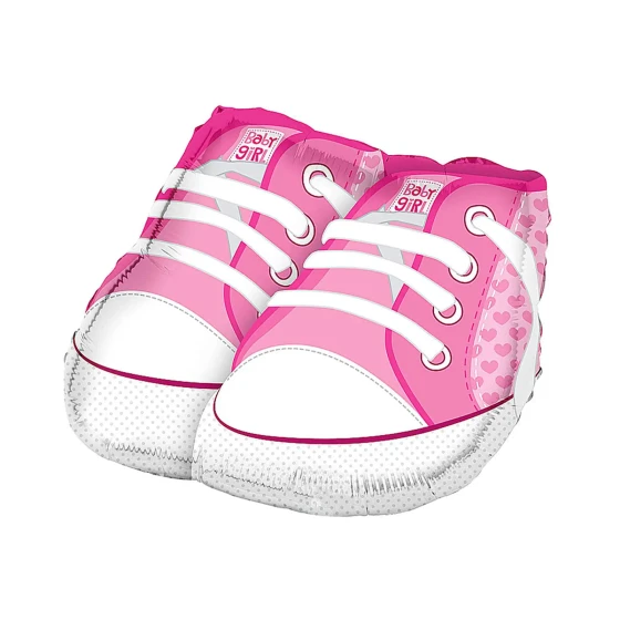 1pc 47x52cm Baby Girl Shoes Foil Balloon, Baby Shower & Gender Reveal Decorations