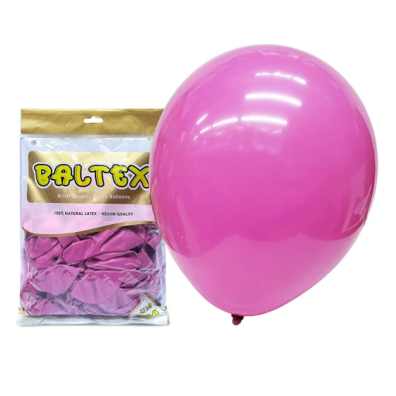 100pcs 12″ 2.8g Baltex Retro Magenta Latex Balloon