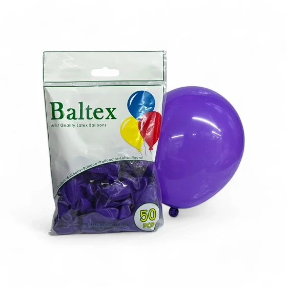 50pcs 5inch Standard Purple Latex Balloon