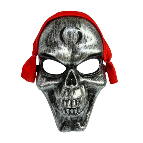 1-Piece Gray Scary Skull Halloween Mask - Halloween Costume