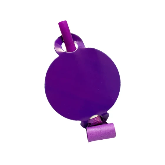 6-Pieces Purple Party Blowouts - Birthday Party Favors