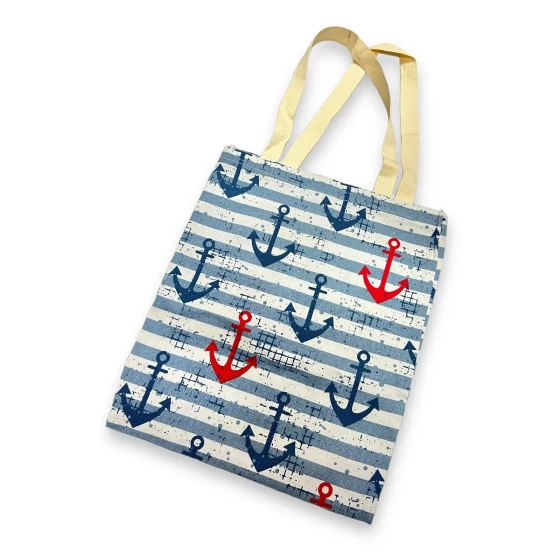 1pc Canvas Tote Bags Shopping Bag for Party Favors, Gifts & Souvenirs