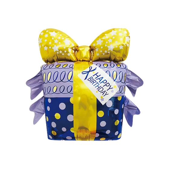 1 Piece 68x60cm Happy Birthday Foil Balloon, Gift Design